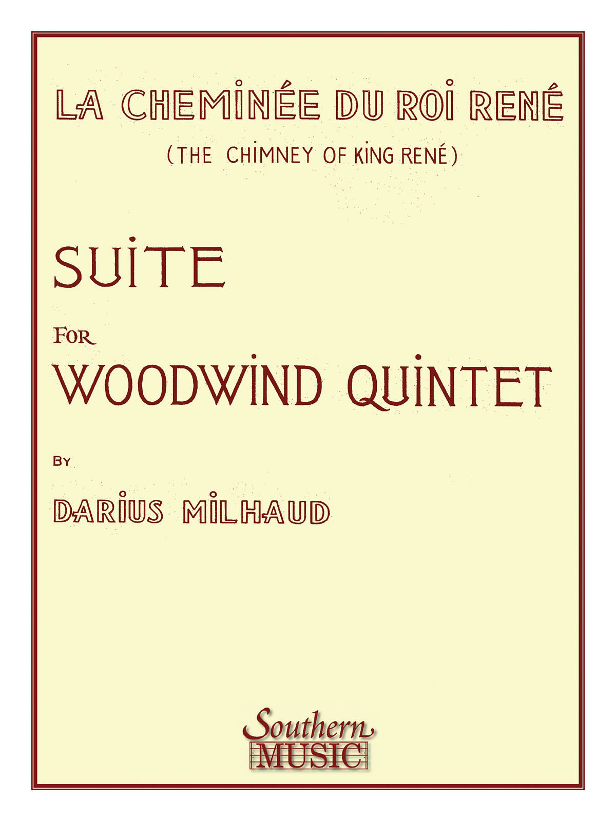 木管五重奏のための「ルネ王の暖炉」 Op.205