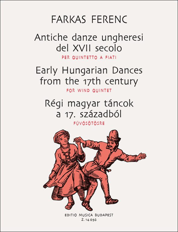 17世紀のハンガリー舞曲/木管五重奏用