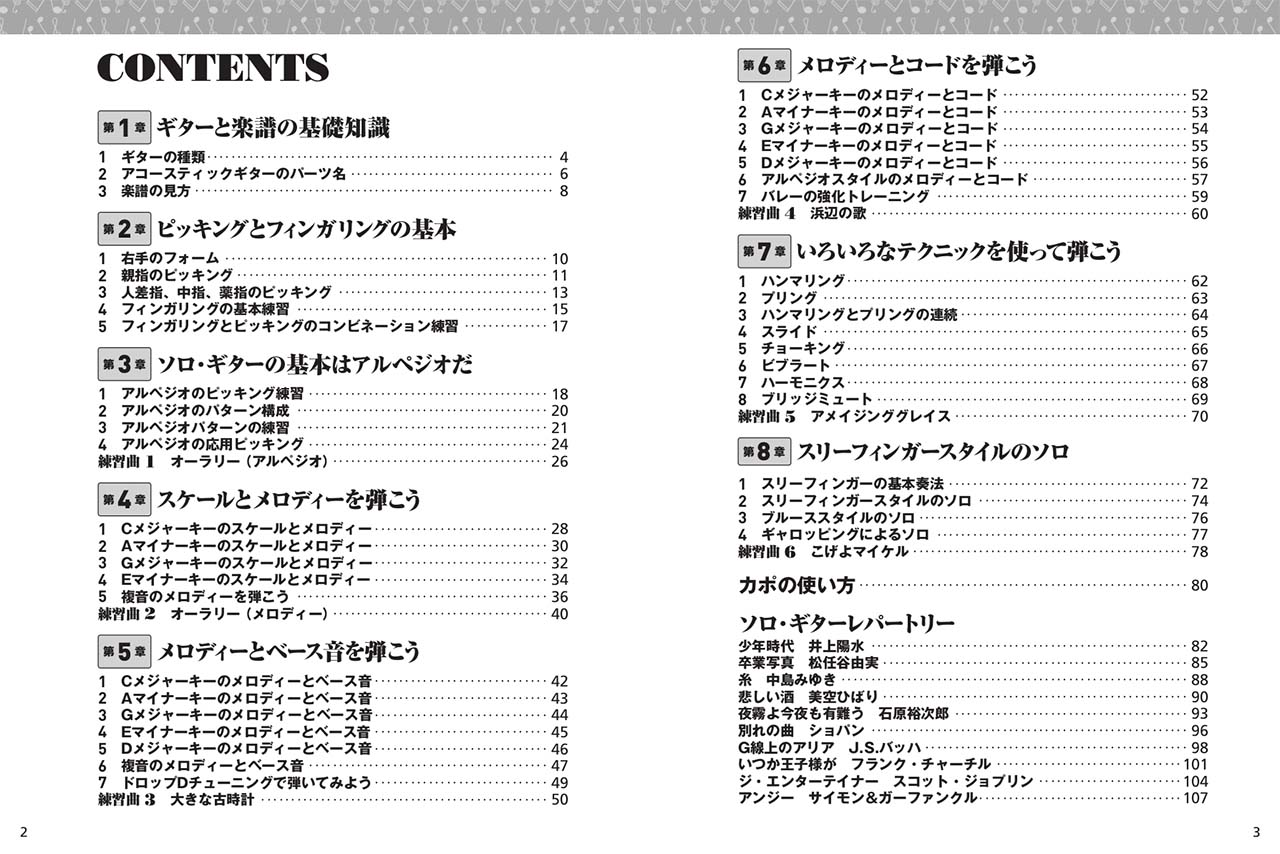 ヤマハ 文字と楽譜が大きい 基礎からわかるソロ ギター 模範演奏cd付 教則本 Cd ギター ヤマハの楽譜出版