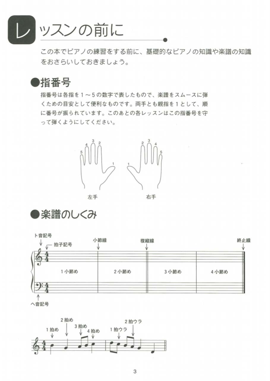 ヤマハ】はじめから1人で学べる 大人のためのピアノレッスン [下巻 ...