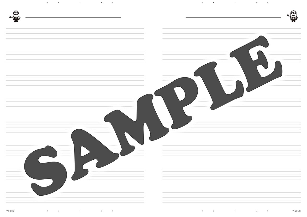 ヤマハ ミニオン 五線ノート 8段 5冊セット 文具 五線ノート ヤマハの楽譜出版 ヤマハ ミニオン 五線ノート 8段 5冊セット 文具 五線ノート ヤマハの楽譜出版