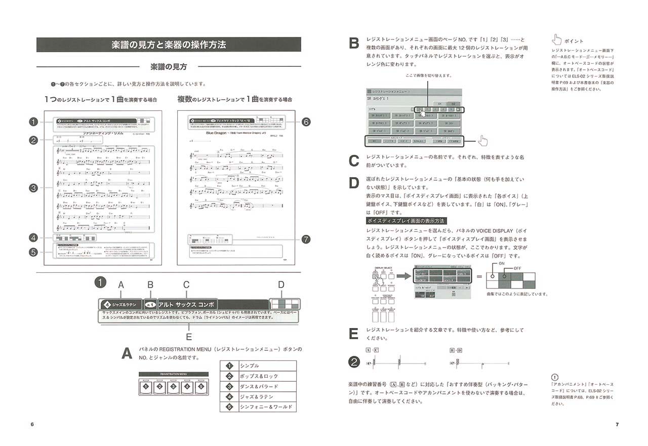 ヤマハ】STAGEA ELS-02/C/X レジストレーションメニューで弾く