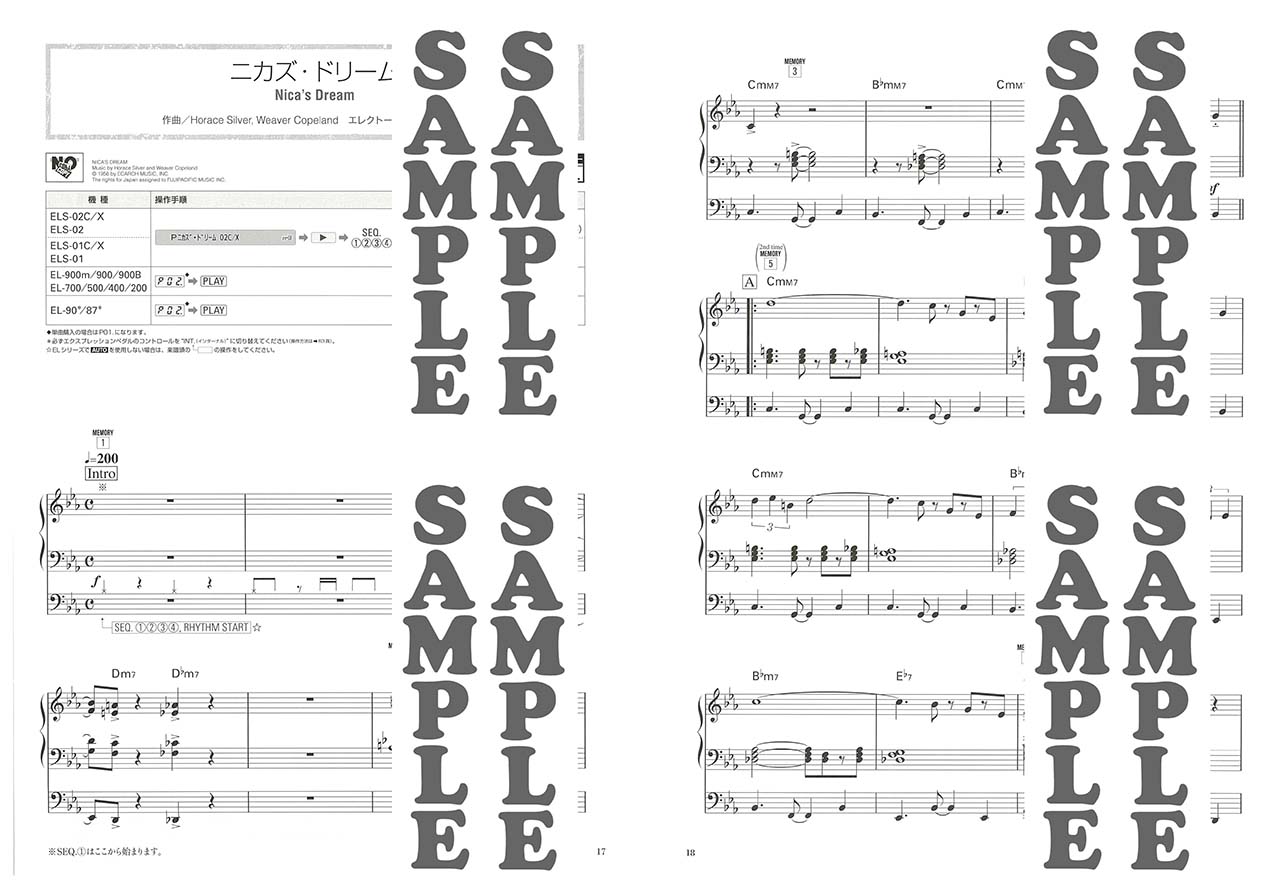 Ys&YsⅡ 全曲楽譜集 イース YS & YSⅡ 全曲楽譜集 FM音源 PSG音源 59曲 帯無し