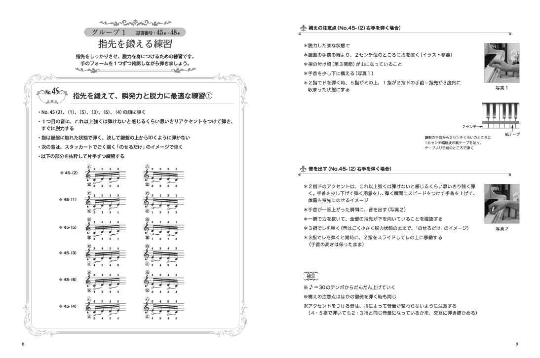 ヤマハの楽譜出版魔法のピアノレッスン「基礎指導編」